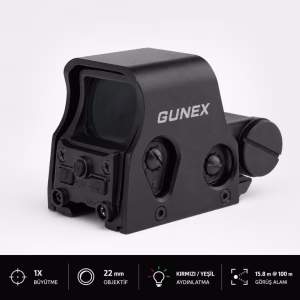 Gunex HD553 1x22mm Kırmızı Yeşil Nokta Reddot